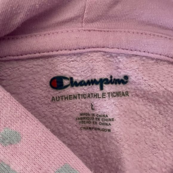 Champion Girls Large Leopard Print Athletic Hoodie - Picture 2 of 16